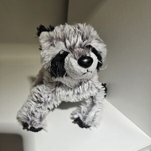 Webkinz Plush Gray and Black Raccoon Toy